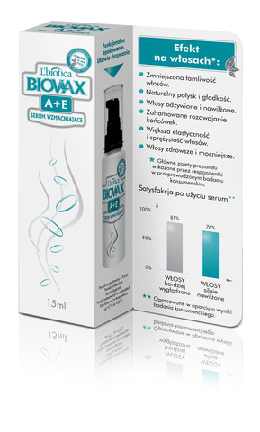 Biovax A + E Serum wzmacniające: witaminowa kuracja dla Twoich włosów