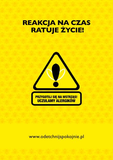 Anafilaksja zagrażająca życiu, systemowa, natychmiastowa reakcja