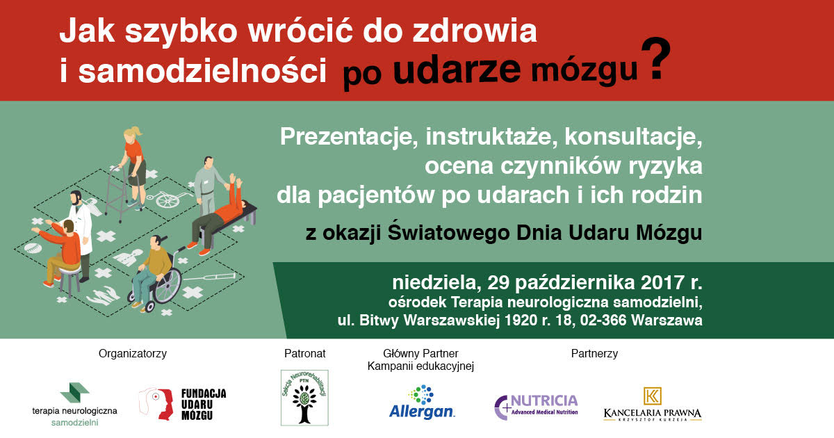 29 PAŹDZIERNIKA 2017 – ŚWIATOWY DZIEŃ UDARU MÓZGU