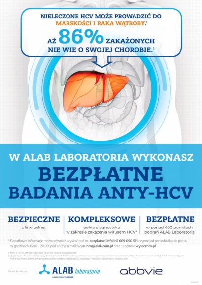 HCV ? tego wirusa może mieć każdy! Bezpłatne badania anty-HCV w całej Polsce Zdrowie, LIFESTYLE - HCV to śmiertelny wirus, który ?zabija po cichu?. Prowadzi do wirusowego zapalenia wątroby, a w konsekwencji do jej uszkodzenia i rozwoju raka.